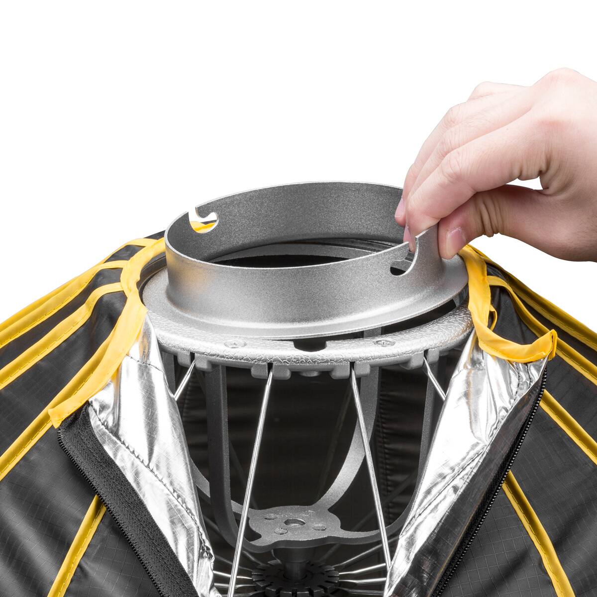 Alt View 2. Glow - Glow EZ Lock Quick Softbox Speedring Insert 144mm for Elinchrom.