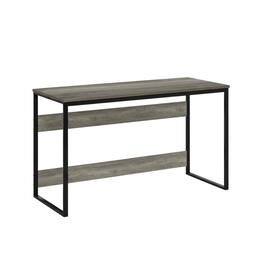 BisonOffice - Modern Study Desk With Sleek Workspace Design - French Oak Grey