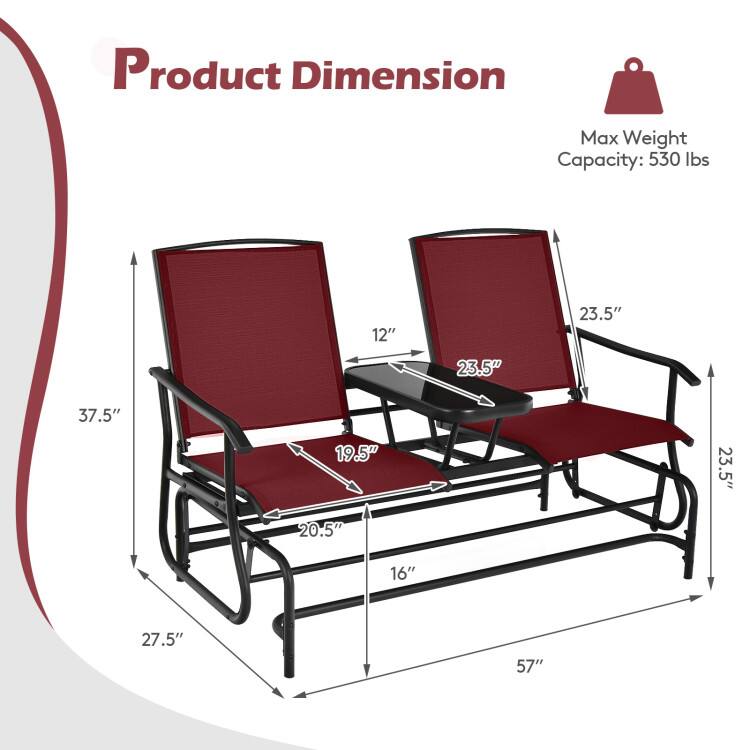 Product Dimension  
Max Weight Capacity: 530 lbs  
12" x 23.5" x 23.5" x 37.5" x 19.5" x 23.5" x 20.5" x 16" x 27.5" x 57"