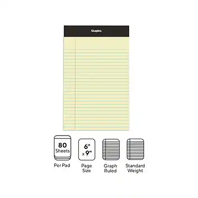 Staples Colornote Pad Staples Notepads, 5