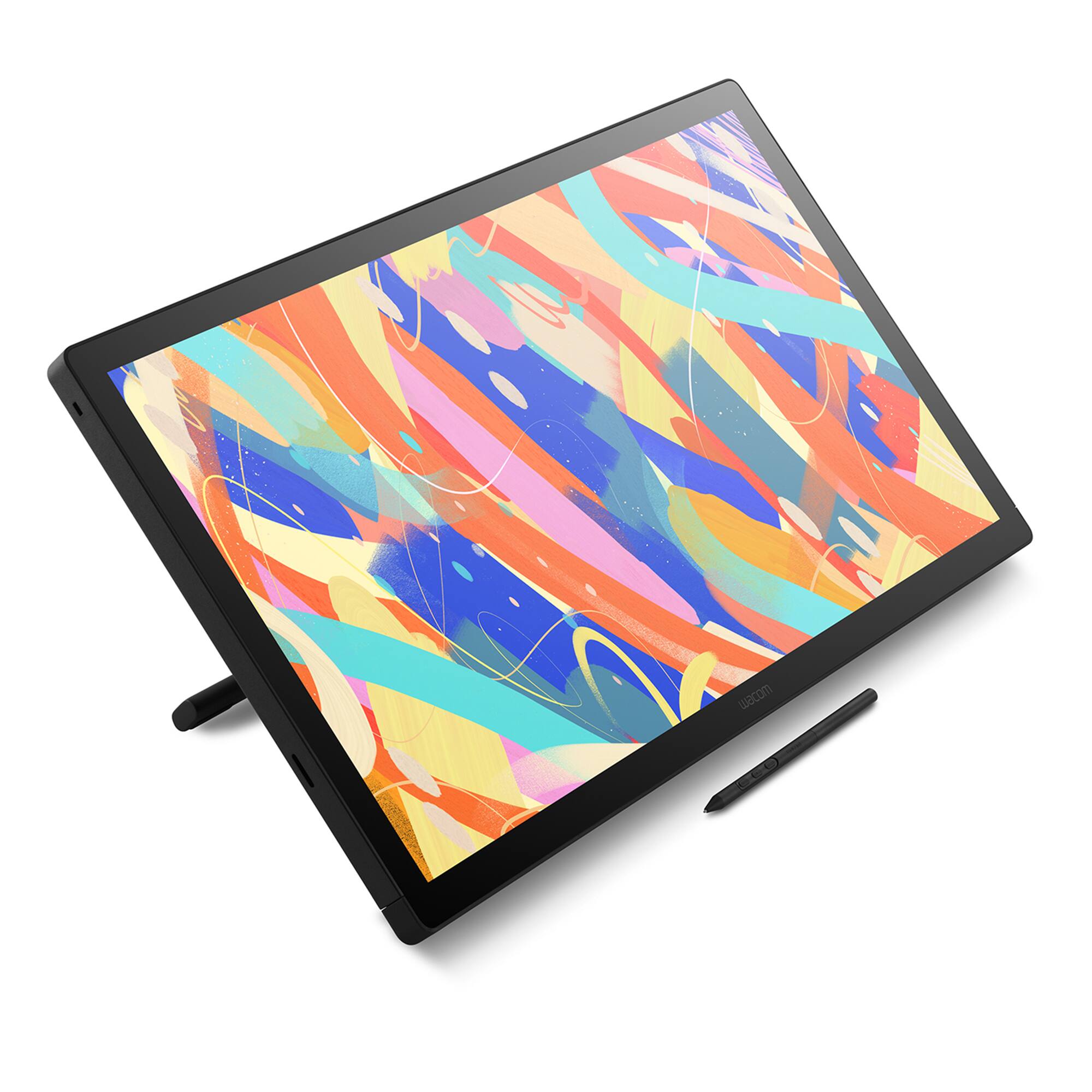 Angle. Wacom - Cintiq 24 Touch Drawing Tablet - Black.