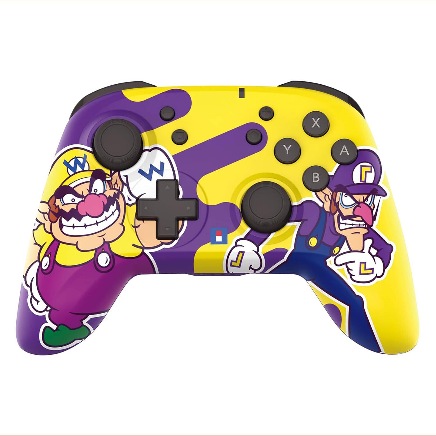Alt View 2. Hori - Wireless Controller - HORI-Pad - Wario & Waluigi:  Officially Licensed by - Multicolor.