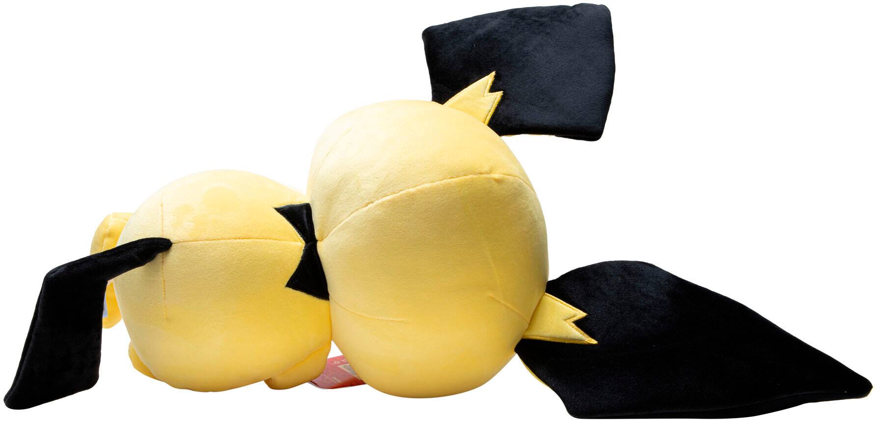 Back. Jazwares - Pokémon 18" Premium Plush - Sleeping Pose - Pichu.