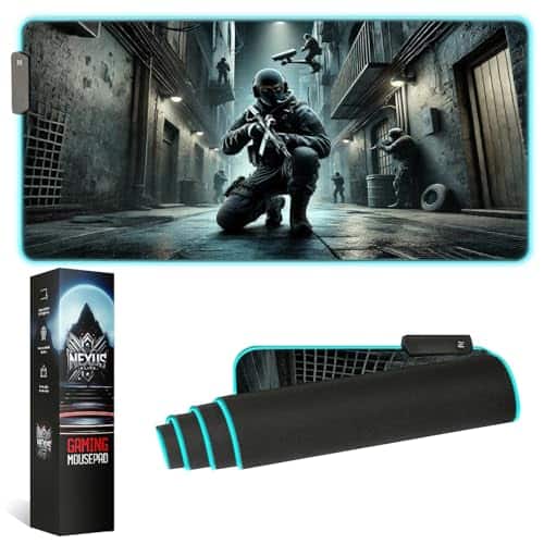 Reds Spade - Z Gaming Mouse Pad Desk Mat Extended Big Long Huge And Rgb Mousepad For A Computer Pc Mats Mousepads Shadowl - Midnight Strike