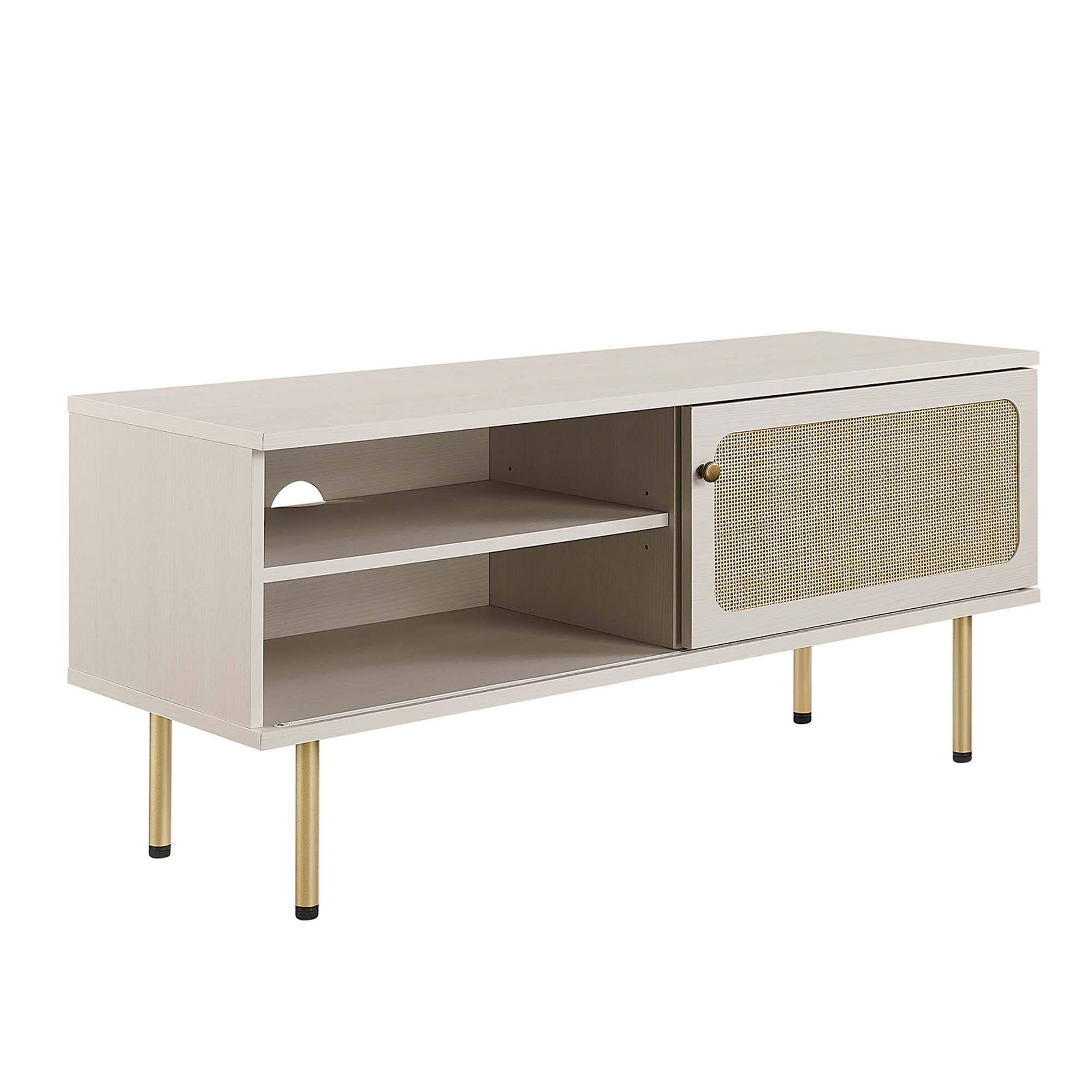 Angle. Modway - Cambria 47" TV Stand by Modway - White.