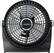 Front. Lasko - 8 in. Breeze Machine® Fan with 3 Speeds - Black.