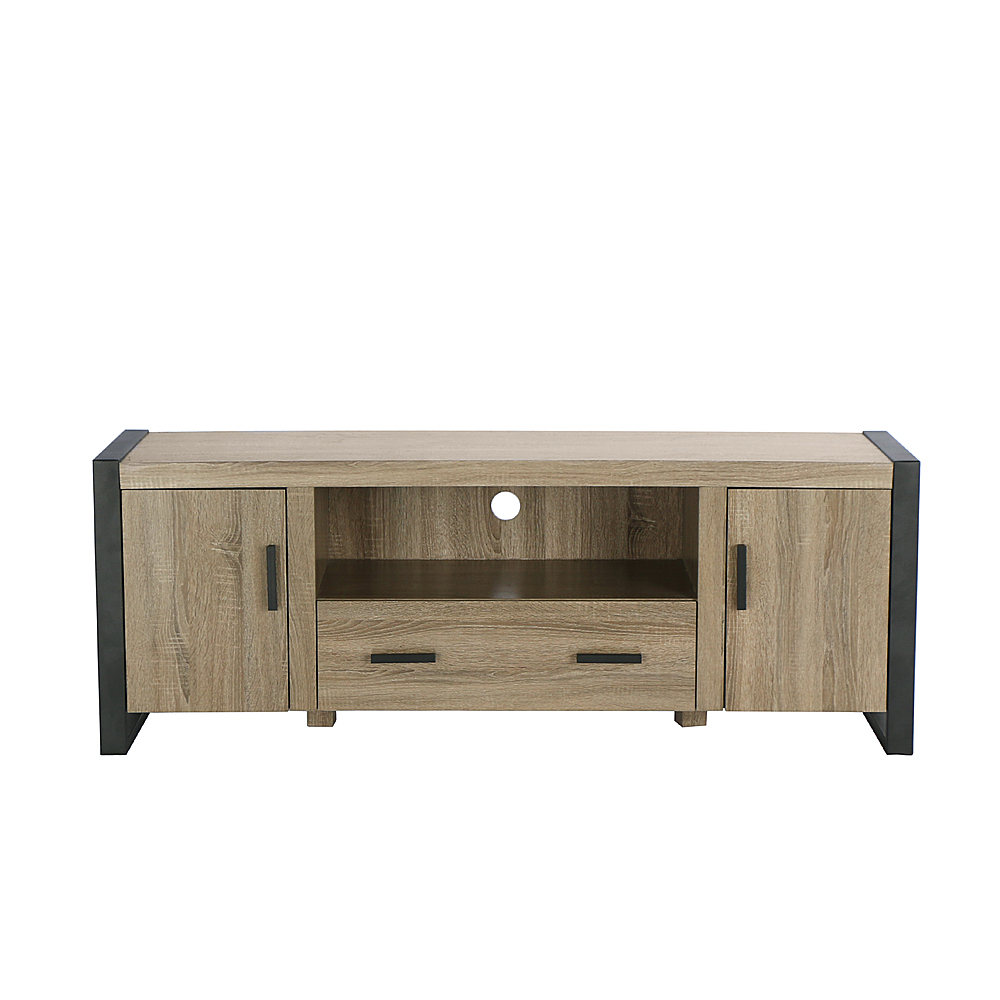 Angle View: Walker Edison - Urban Modern Storage TV Stand for Most Flat-Panel TV's up to 65" - Driftwood