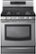 Front Standard. Samsung - 30" Self-Cleaning Freestanding Gas Convection Range - Stainless-Steel.