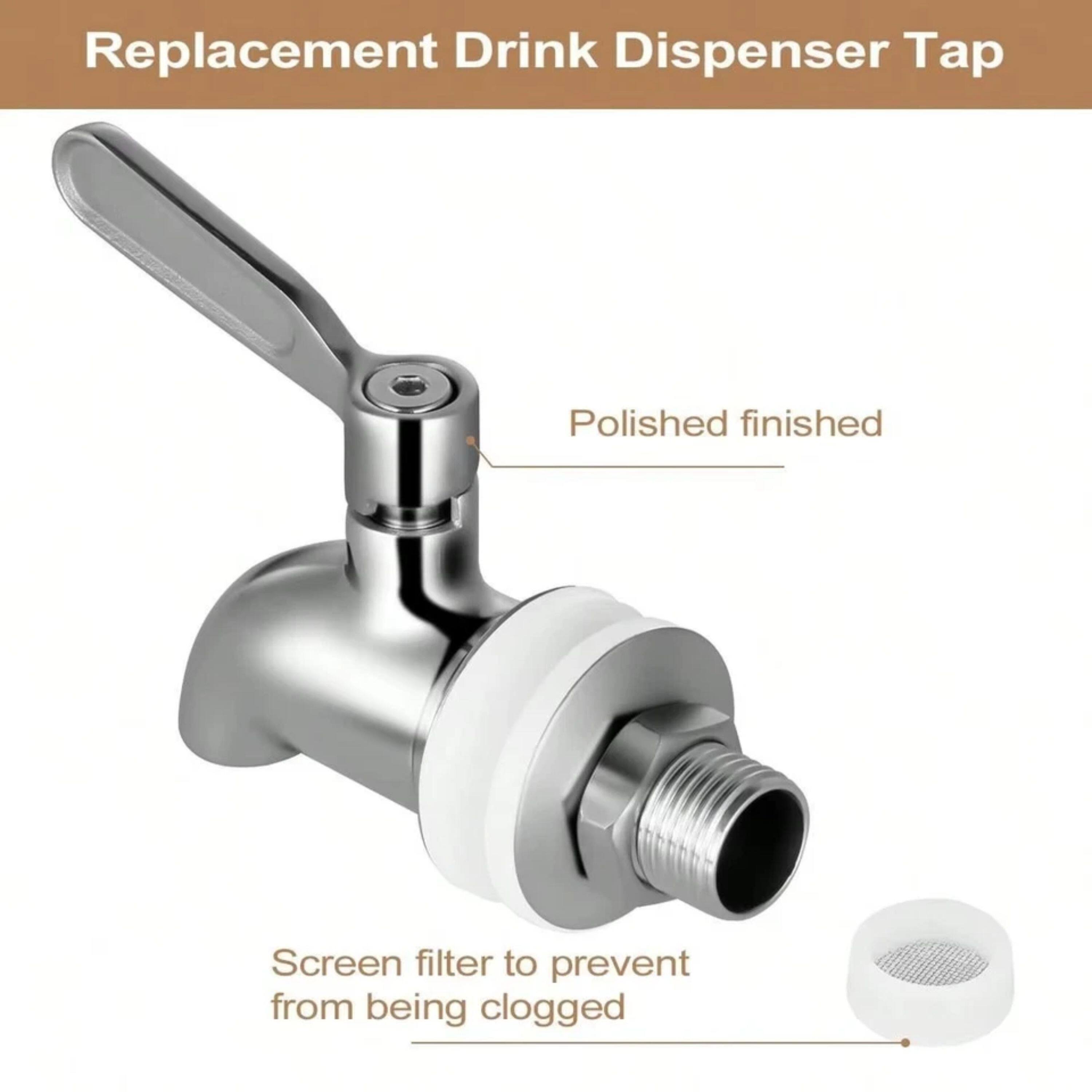 Replacement Drink Dispenser Tap

Polished finished

Screen filter to prevent from being clogged