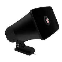 5 CORE - PA Horn 250W Loud Speaker 8 Inch Bull Horn Loud Audio 8Ohm All Weather Indoor Outdoor Use - Black