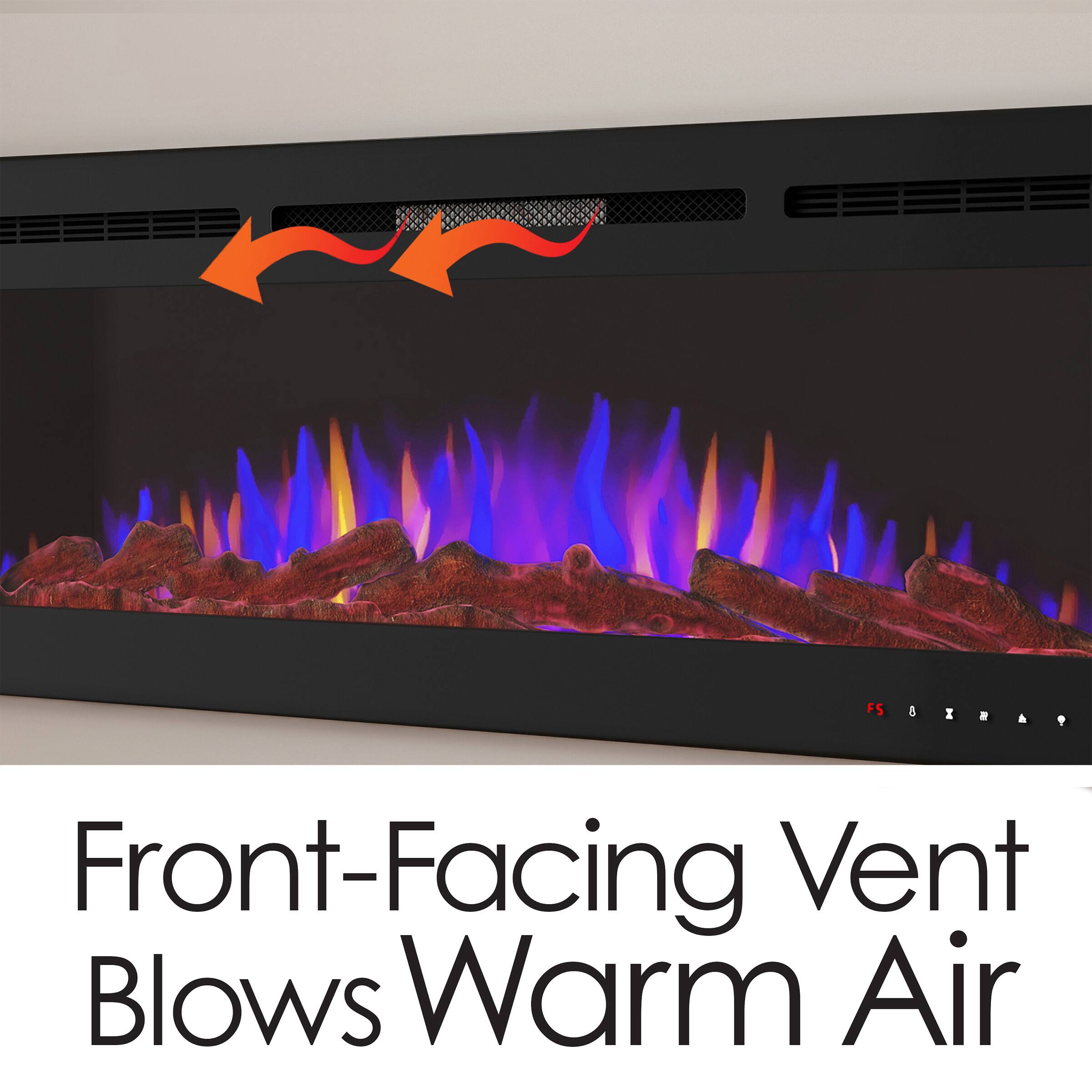 Front-Facing Vent Blows Warm Air