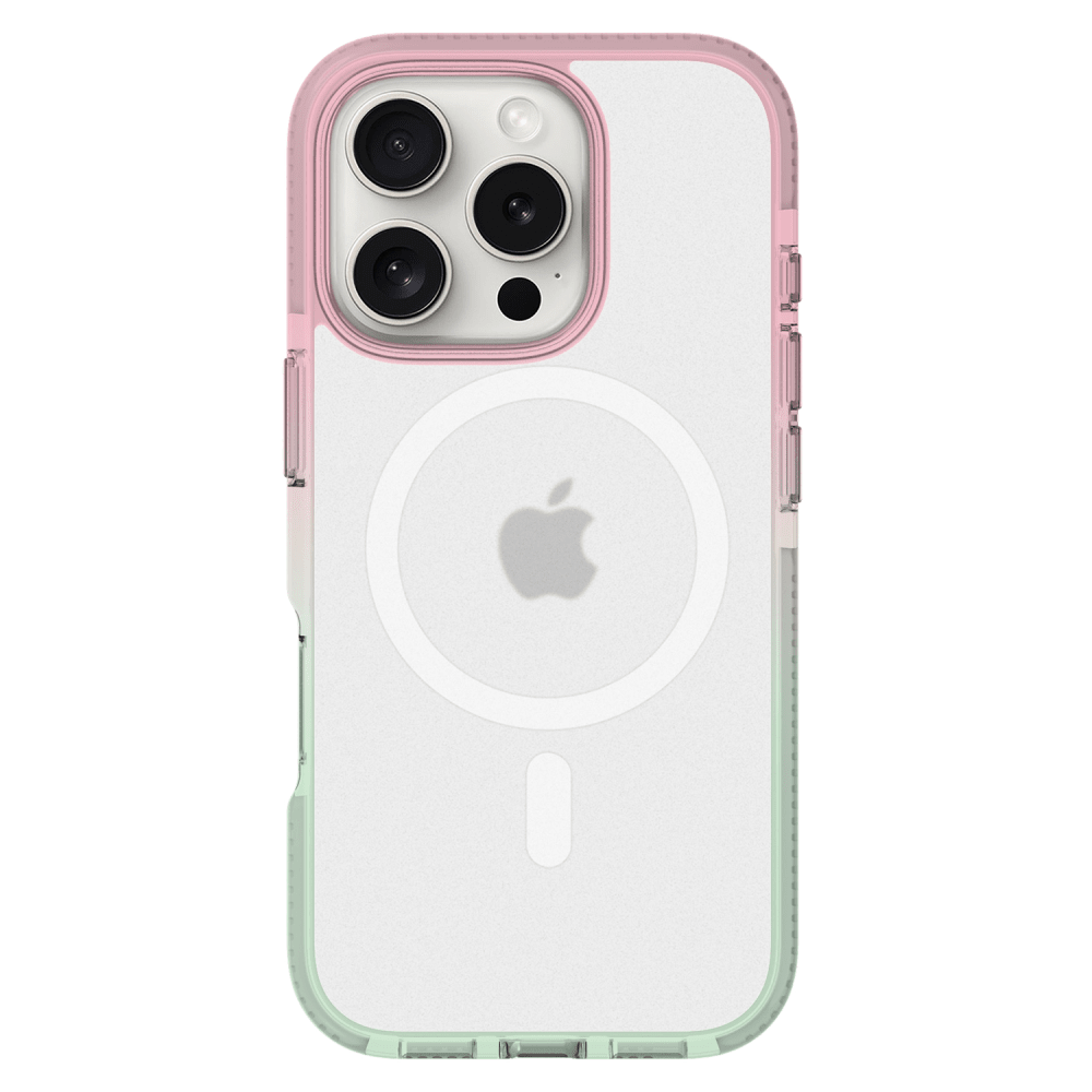 Front. Prodigee - Flow MagSafe Case for Apple iPhone 16 Pro Max - Pink Multicolor.