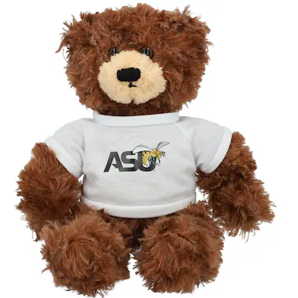 Front. Jardine - Alabama State Hornets Brandon Bear Plush - Brown.