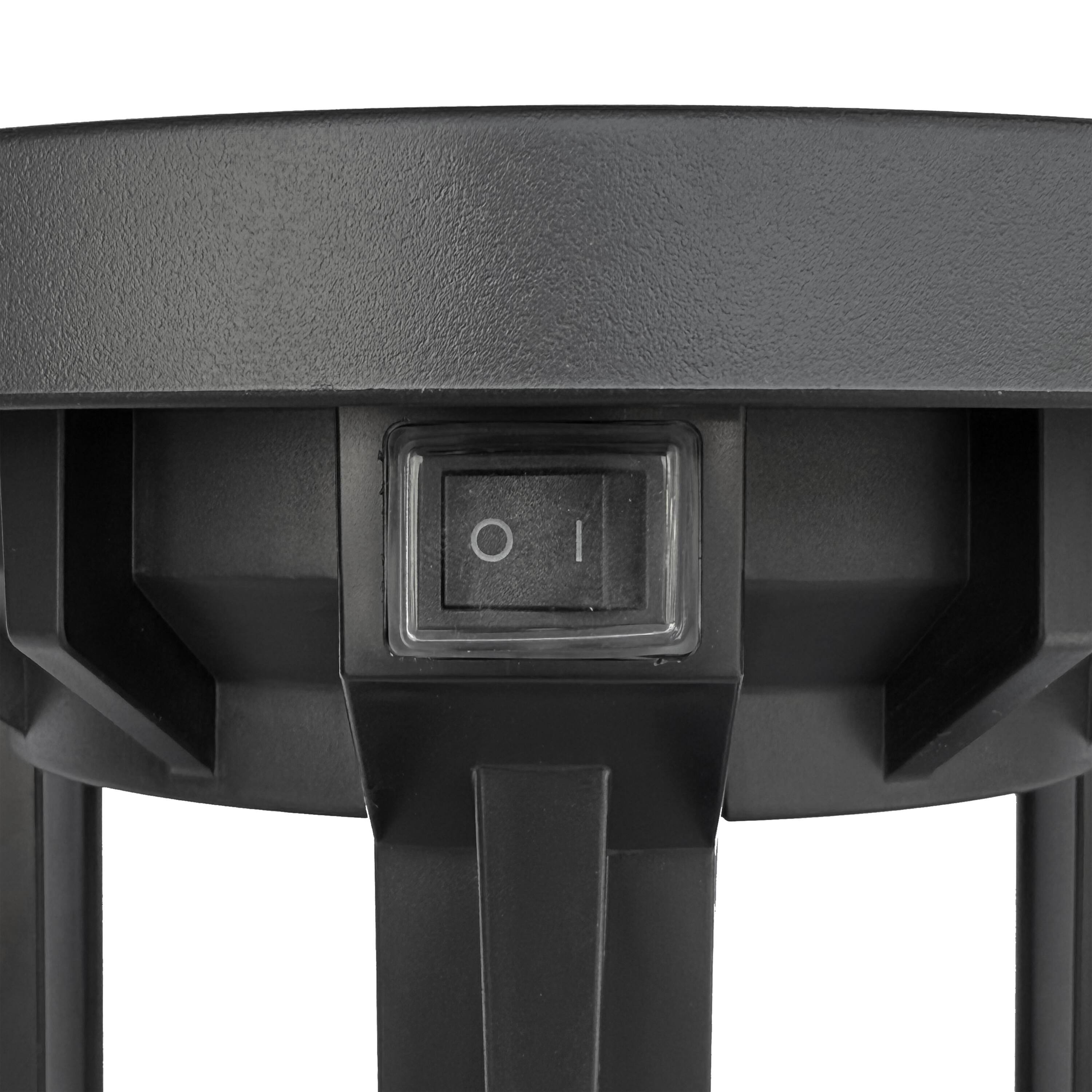 Alt View 3. SPT - Outdoor Electric Insect Trap with Glue Pads - Black.