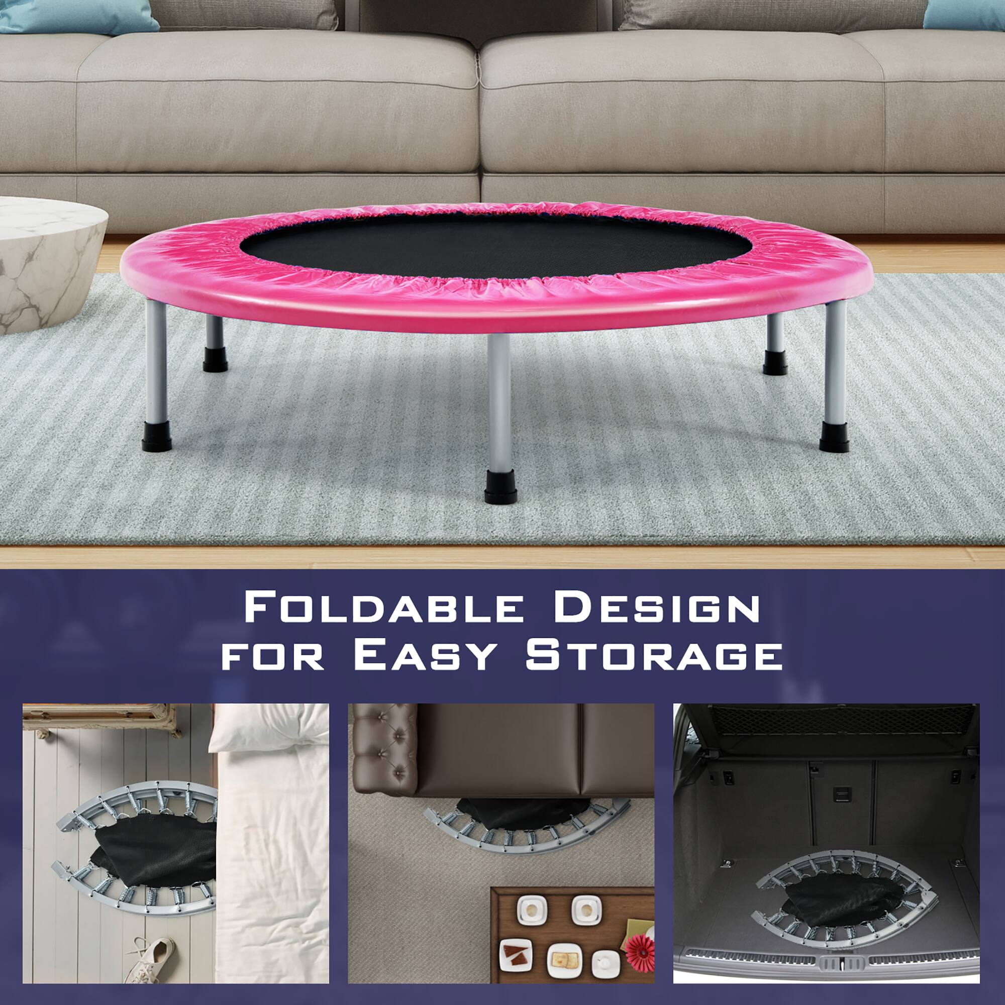 FOLDABLE DESIGN FOR EASY STORAGE