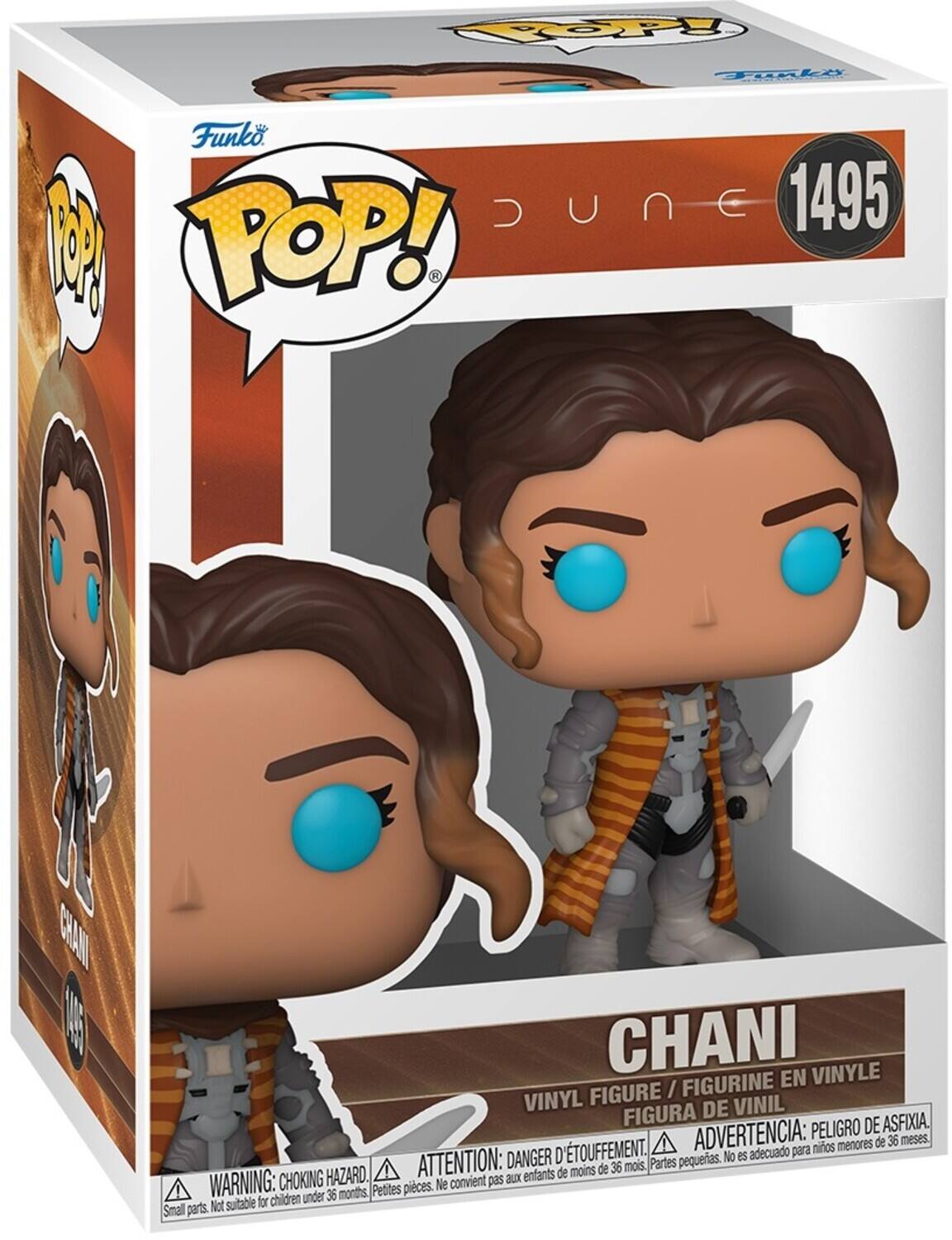 COOPy Toake WS Funko DUnE 1495 1M POP! R CHAN S CHANI VINYLE / FIGURINE EN VINYL FIGURE VINIL FIGURA DE PELIGRO DE ASFIXIA. TOUFFEMENT. ADVERTENCIA: para ninos menores de 36 meses. DANGER DÉTOUFFEMENT. ATTENTION: de 36 mois. Partes pequeas. HAZARD. enfants de moins WARNING: CHOKING Ne convient pas aux 36 months Petites pieces. Not suitable for children under
