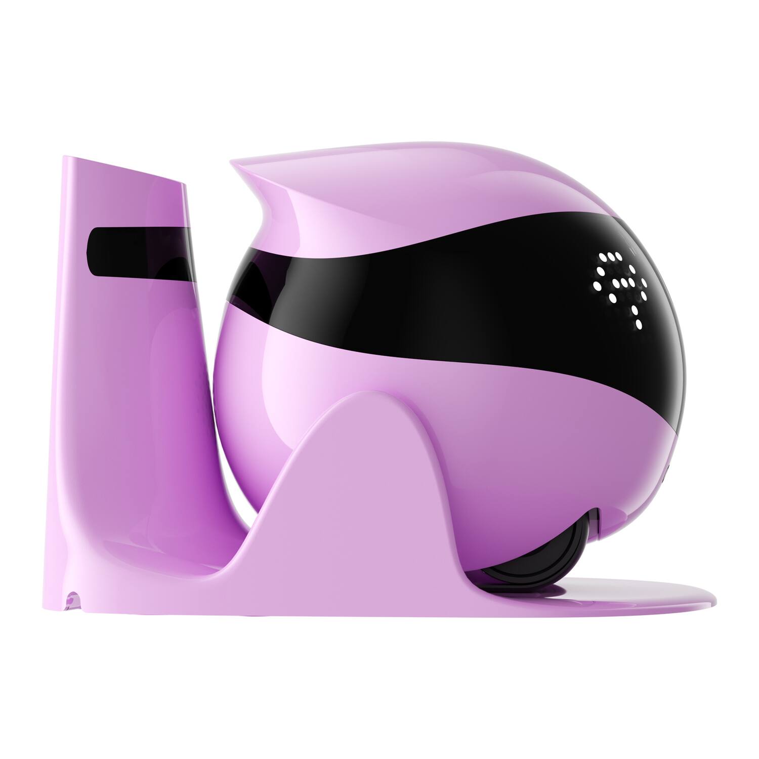 Alt View 4. Enabot - EBO Air 2 Whole-Home Mobile Robot 2K Ultra HD Camera, Remote Monitoring and Control - Robin Pink.