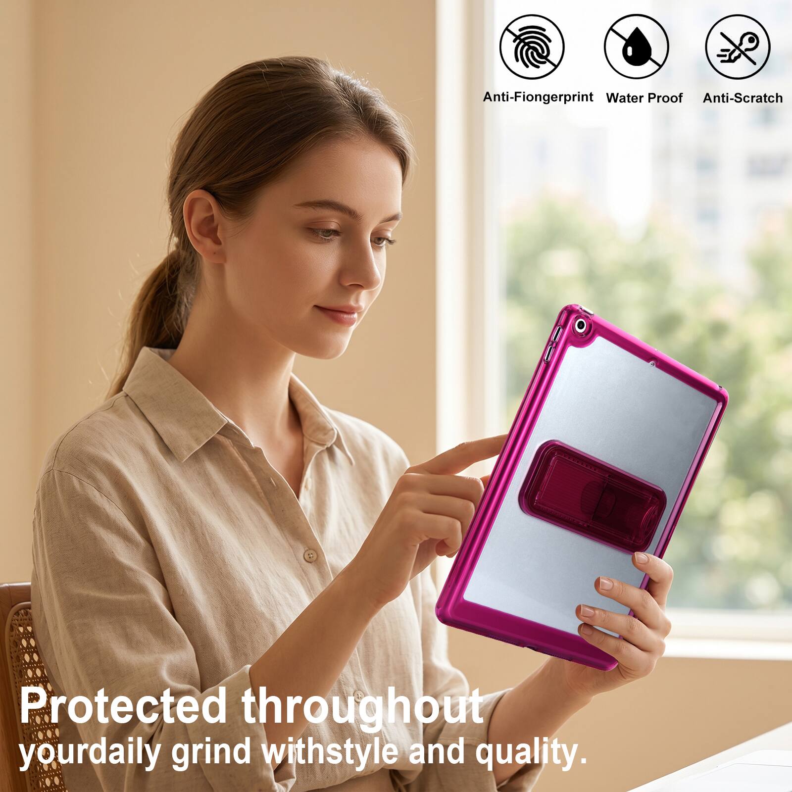 Anti-Fingerprint Water Proof Anti-Scratch Protected throughout your daily grind with style and quality.