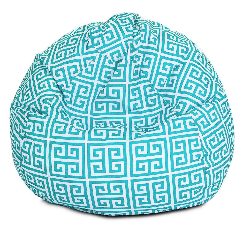 Front. Majestic Home - Large Bean Bag Towers Pacific - Blue.
