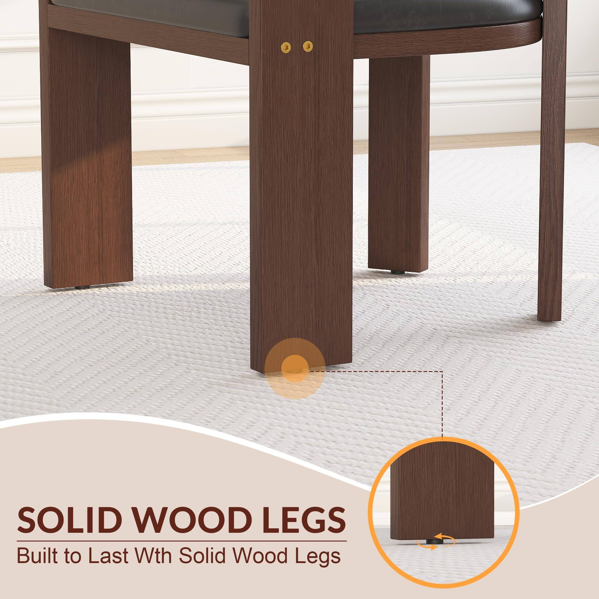 SOLID WOOD LEGS  
Built to Last with Solid Wood Legs
