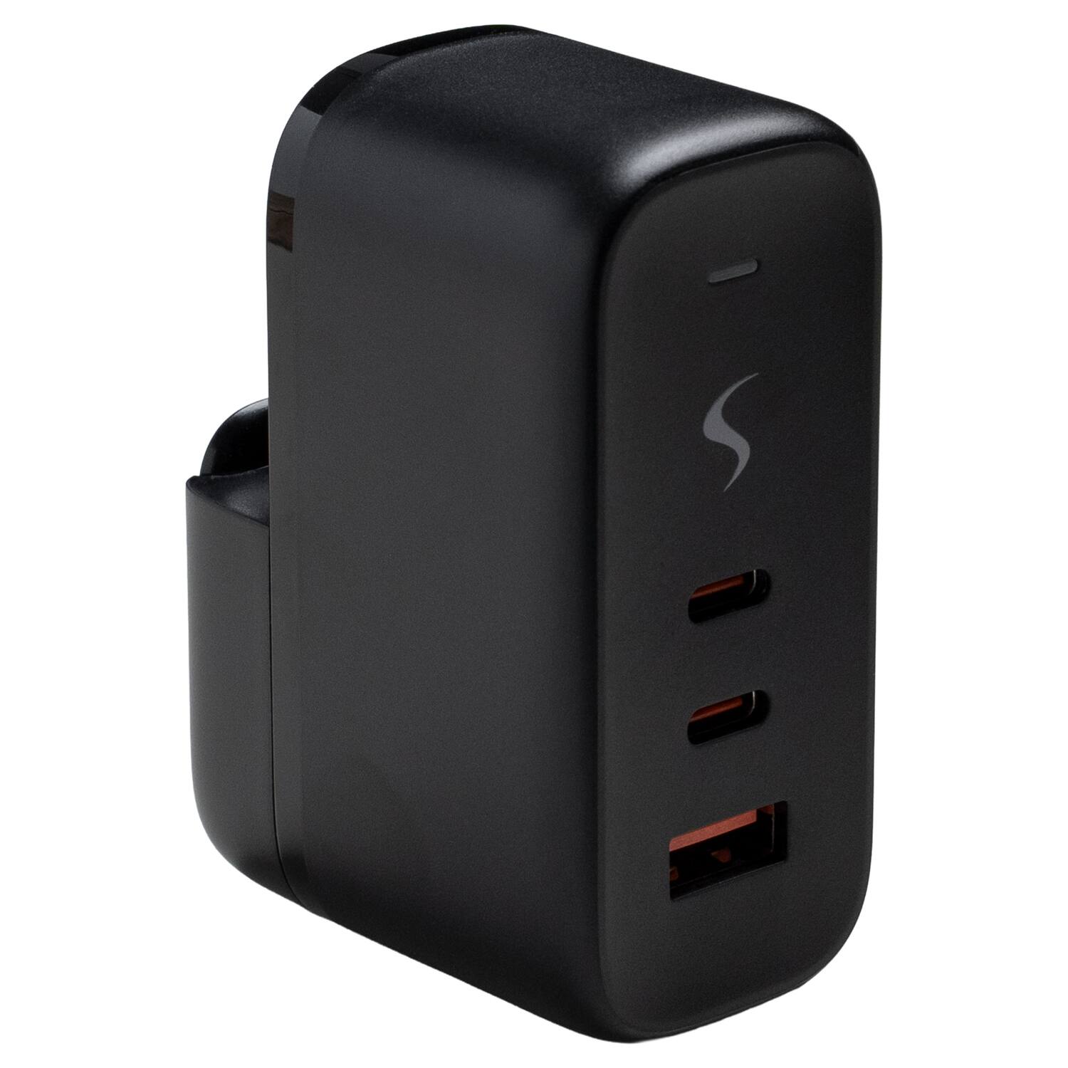 Alt View 8. Scapade - AirPower 65-Watt PD Multi-USB Travel Charger with International Plugs - Black.