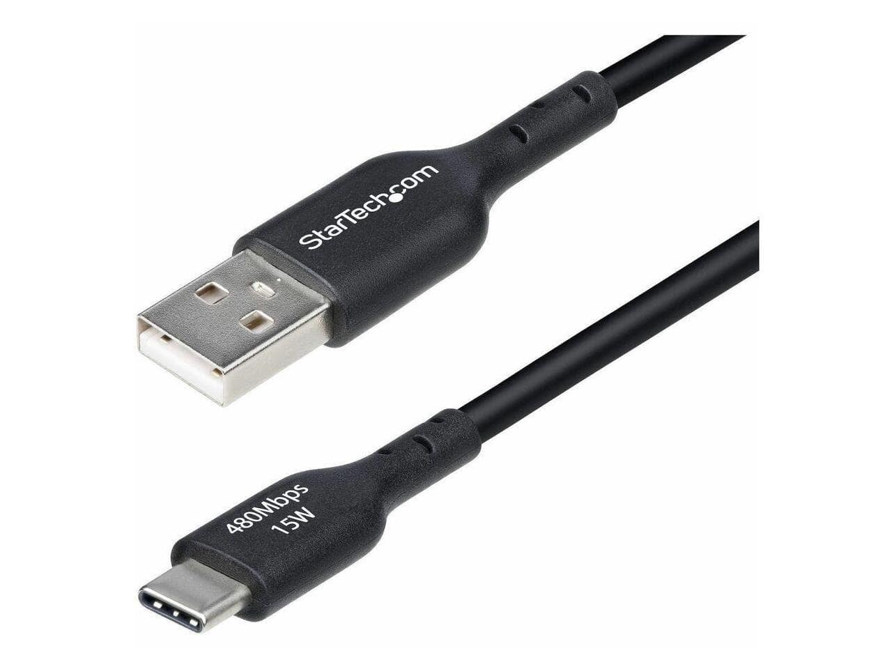StarTech.com - StarTech 6in USB-A to USB-C 3A Charging Cable - Black