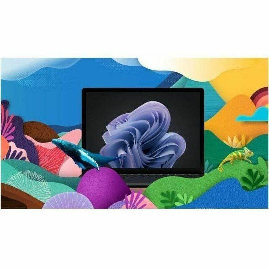 Alt View 3. Microsoft - Microsoft Surface Laptop 6 13.5" Touchscreen Notebook - Intel Core Ultra 7 165H - 16 GB - 512 GB SSD - English, French K - Black.