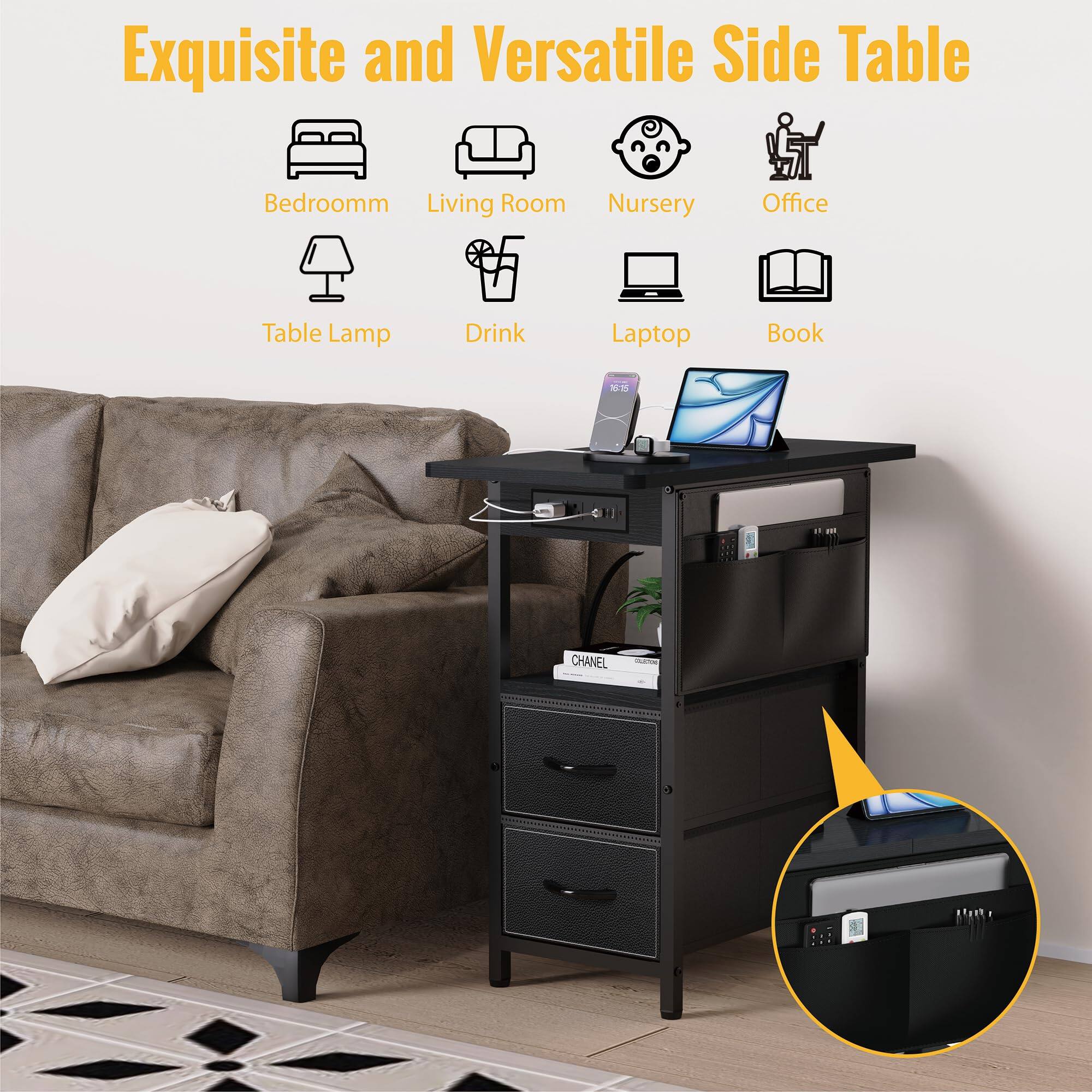 Exquisite and Versatile Side Table

- Bedroom
- Living Room
- Nursery
- Office
- Table Lamp
- Drink
- Laptop
- Book