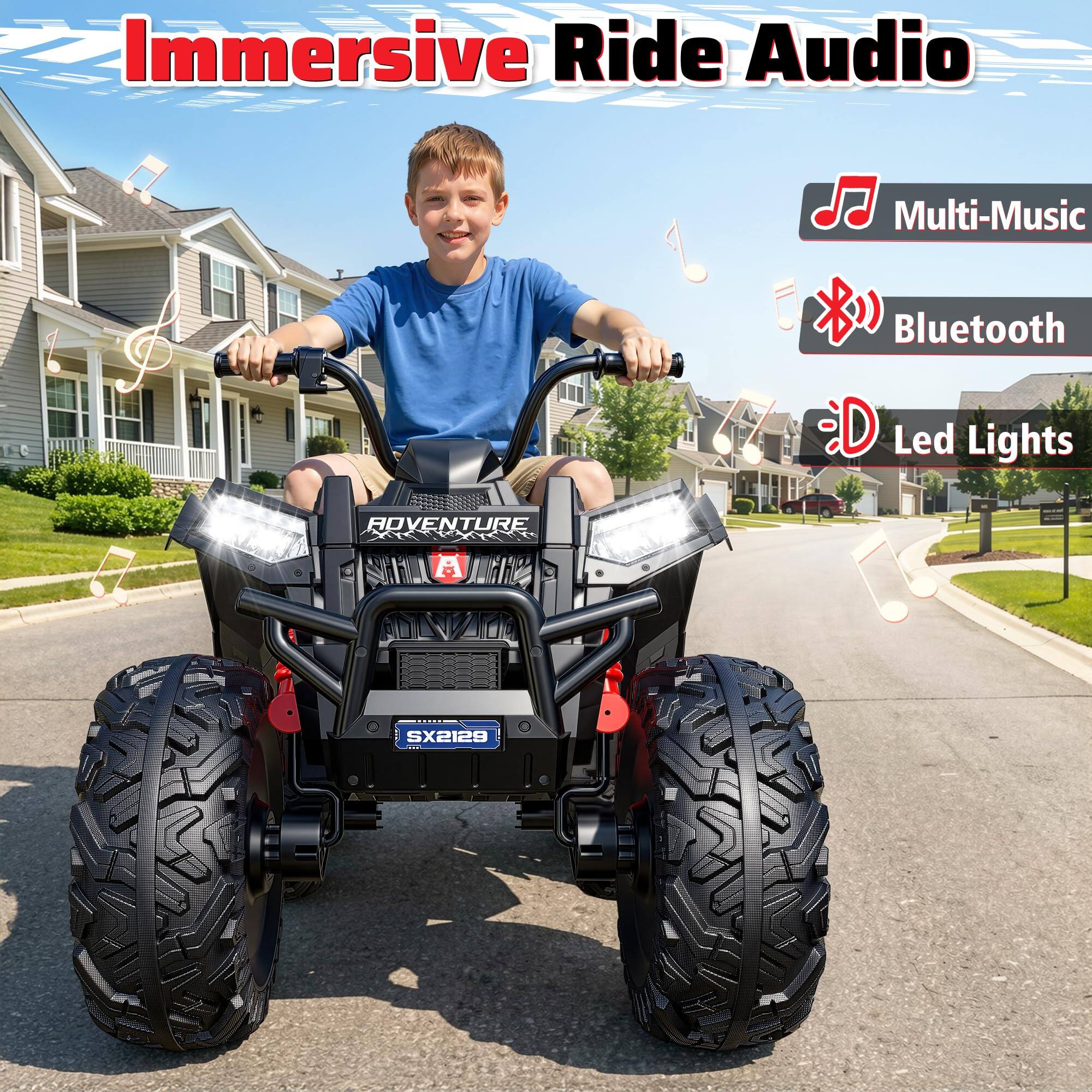 Immersive Ride Audio

Multi-Music
Bluetooth
Led Lights

ADVENTURE
SX2129