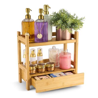 Sorbus 2 Tier Bamboo Kitchen Countertop Organizer ideal for Sorbus 2 Tier Bamboo Kitchen Countertop Organizer ideal for