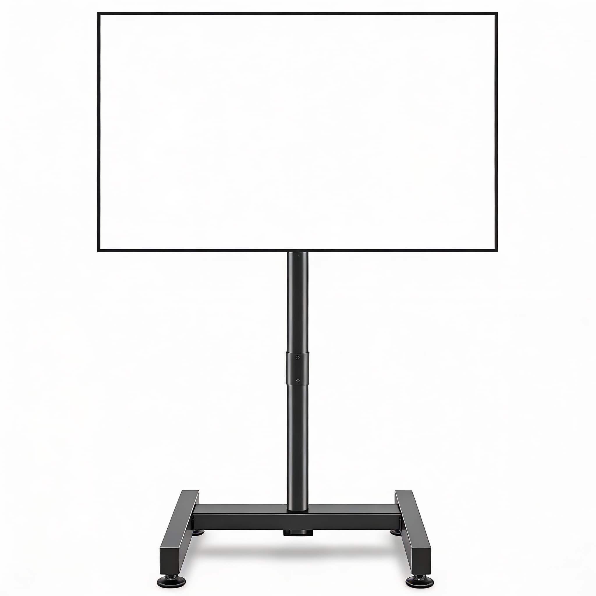 Frangdom - Height-Adjustable Floor Stand for 13-50" TVs 44 lbs VESA 200x200 Portable - Black 13-50 inch TVs, 44 lbs capacity