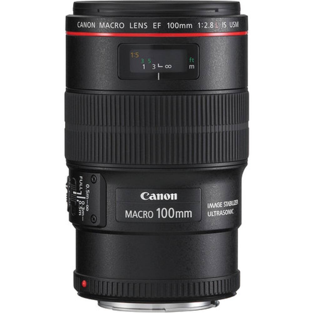 CANON MACRO LENS EF 100mm 1:2.8 IS USM  
1:5 3 5 1 3 L  
ft m  
FULL- 0.5m 0.3m-0.5m-80  
Canon IMAGE STABILIZER MACRO 100mm ULTRASONIC