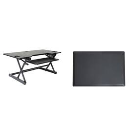 Rocelco - 46" Large Height Adjustable Standing Desk - Black