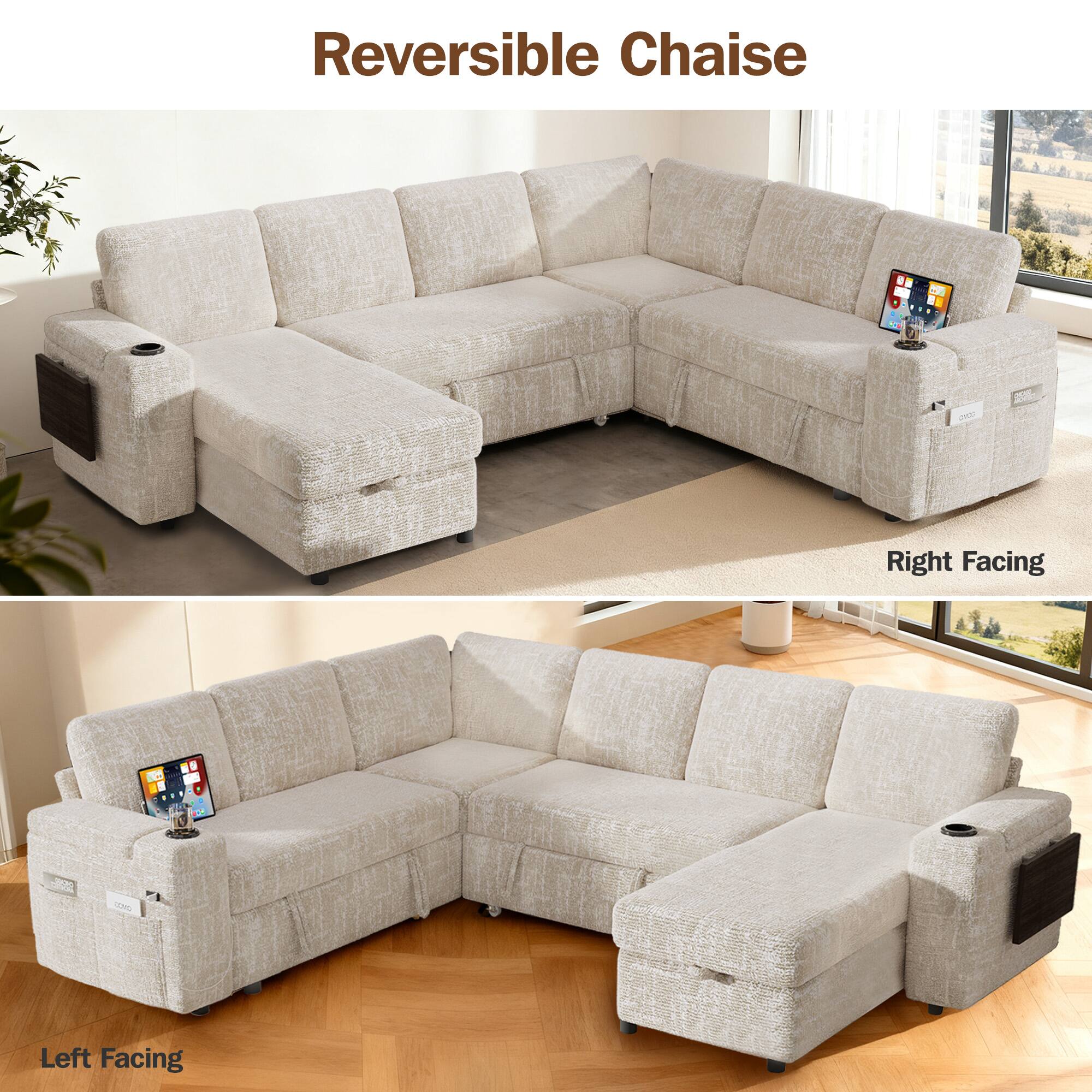 Reversible Chaise

Right Facing

Left Facing