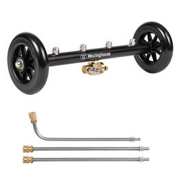 Westinghouse - 16 in. 4400 PSI Undercarriage Cleaner and Water Broom for Pressure Washers - Black