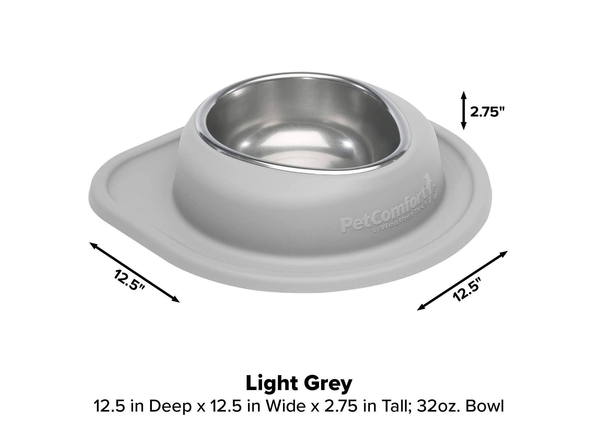 WeatherTech Single Low Pet Feeding System | Compact Pet Food and Water ...