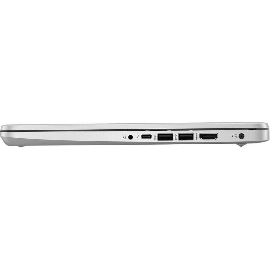 Alt View 4. HP - HP 14" HD Laptop - Intel Celeron N4120 - 4GB RAM - 128GB eMMC - Windows 11 Pro - Silver - Natural Silver.