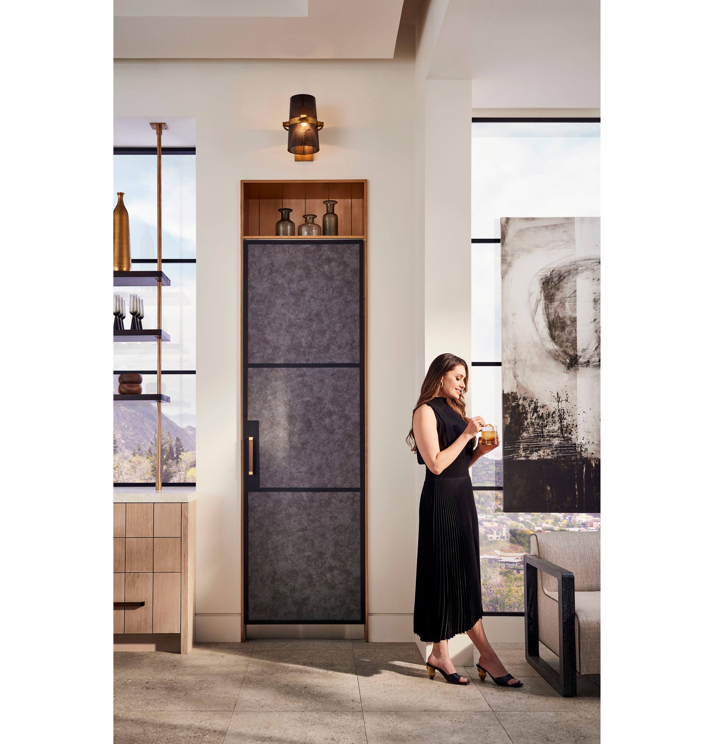 Alt View 12. Monogram - 17.6 Cu. Ft. Column Smart Refrigerator with Ramp-Up LED Interior Lighting - Custom Panel Ready.