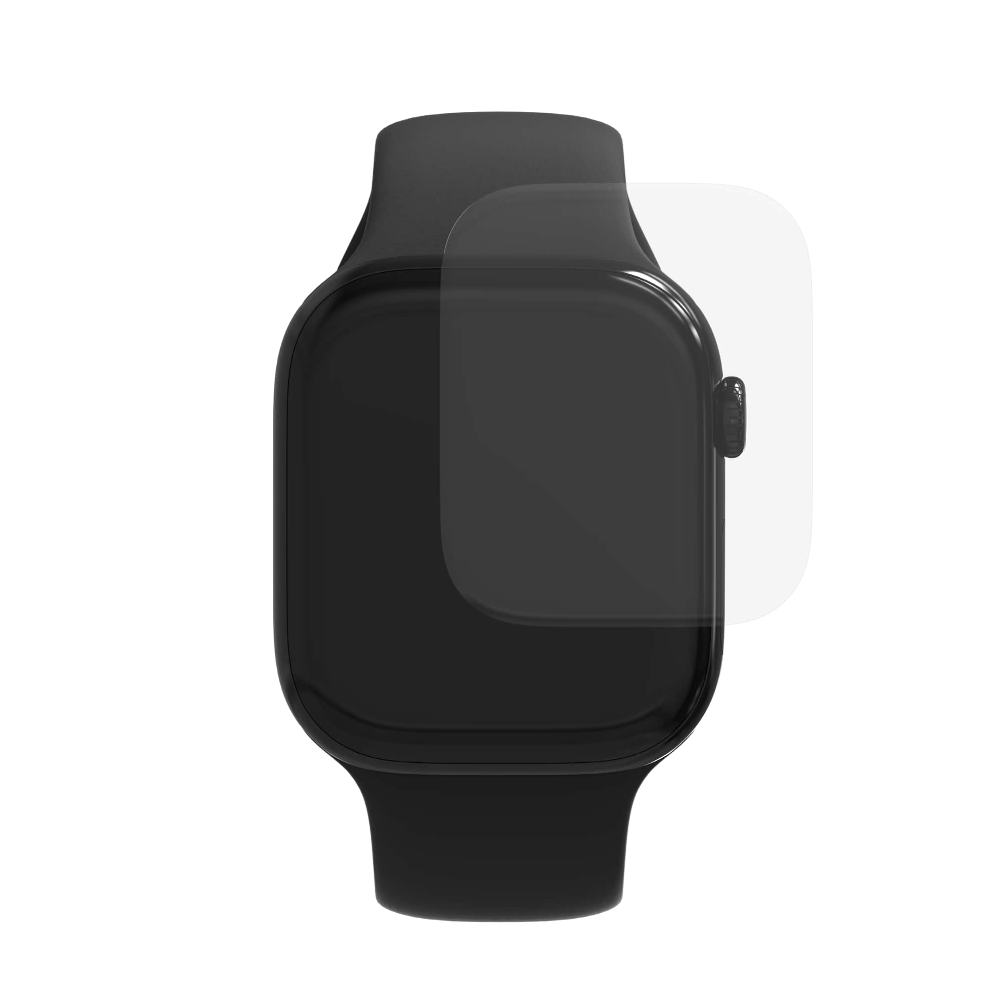 Alt View 11. ZAGG - InvisibleShield Ultra Eco Edge-to-edge Plant-Based Screen Protector for Apple Watch Series 11/10 Large - Clear.