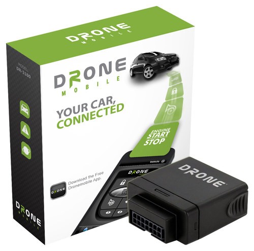  CompuStar - DroneMobile Vehicle Telematics and GPS Tracking Device - Black