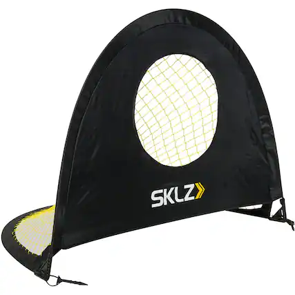 Front. SKLZ - SKLZ Precision Pop-Up Soccer Goal - 4' x 3' - Black.