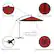 Alt View Zoom 13. Nature Spring - 10-Foot Offset Cantilever Patio Umbrella with Easy Crank - Red.