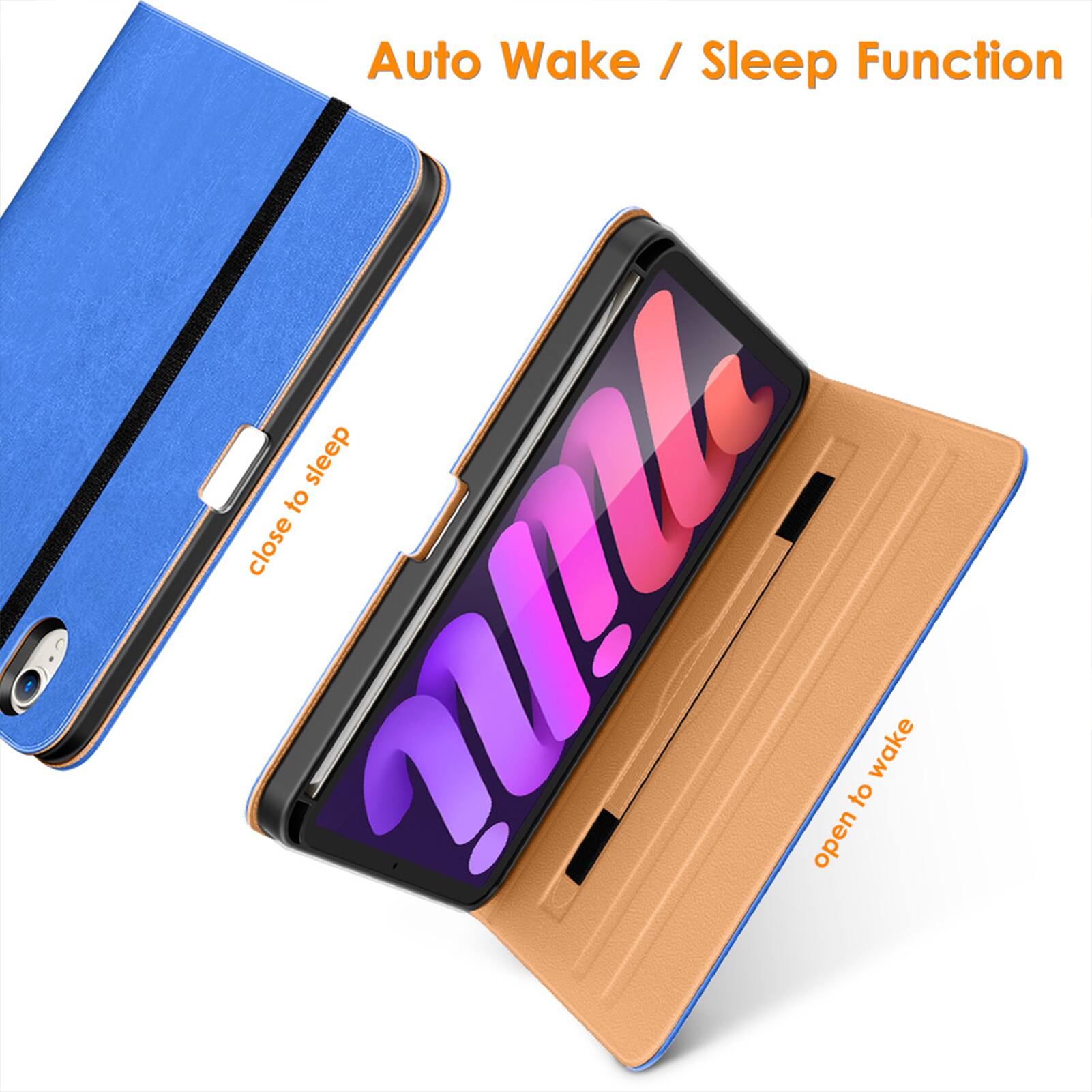 Auto Wake / Sleep Function

Close to sleep

Open to wake