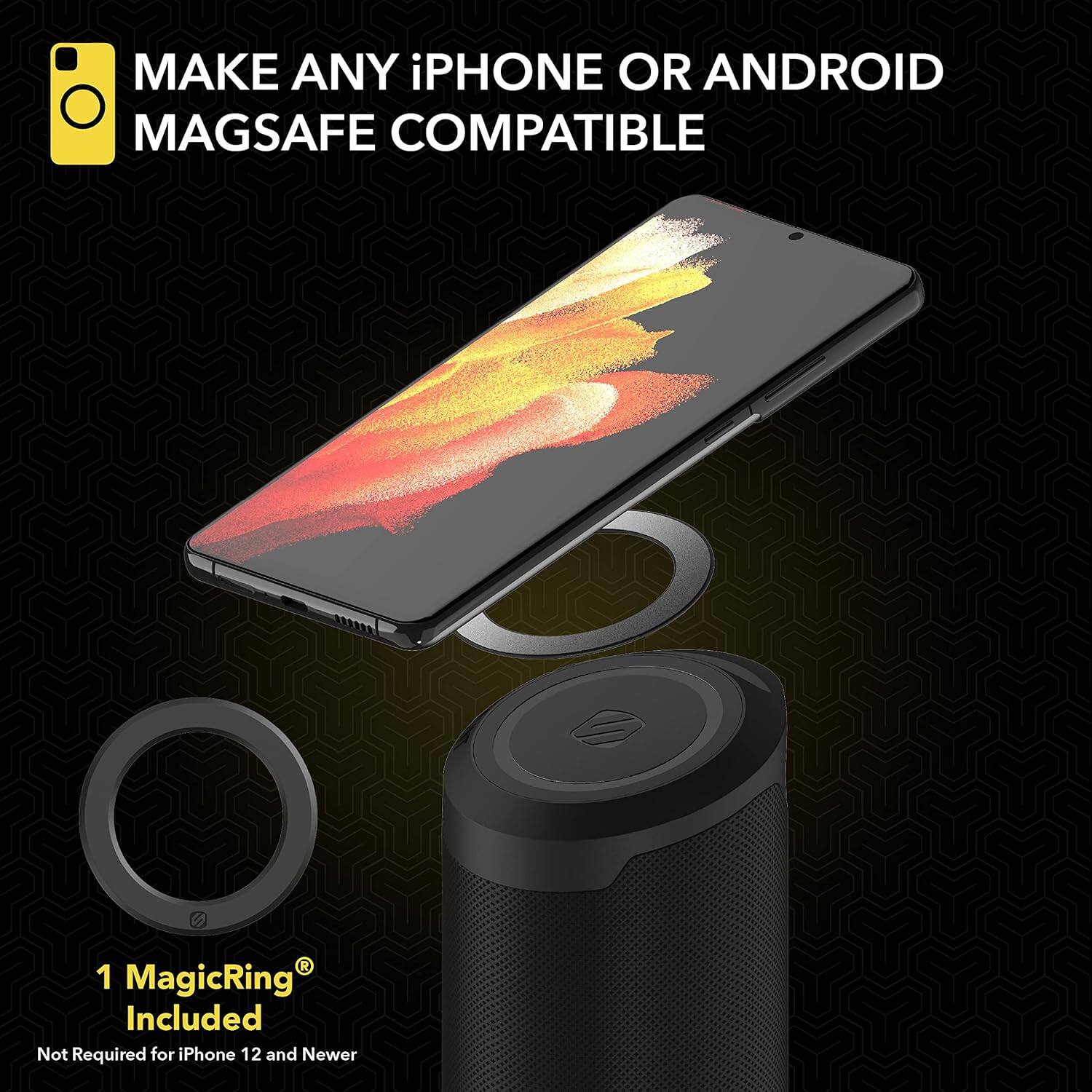 MAKE ANY iPHONE OR ANDROID MAGSAFE COMPATIBLE

1 MagicRing® Included
Not Required for iPhone 12 and Newer