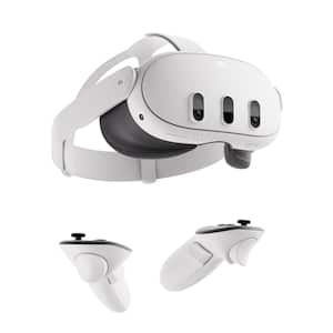 Meta - Quest 3 512GB | Virtual Reality Headset Without Wires — Thirty Percent Sharper Resolution — 2X Graphical Processing - White