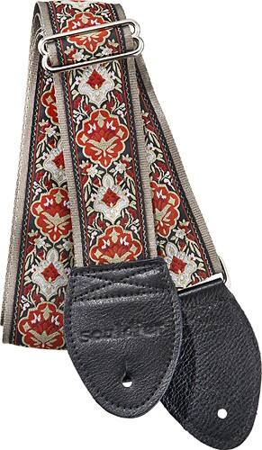 Front Standard. Souldier - 2" Guitar Strap - Cabernet Wine.