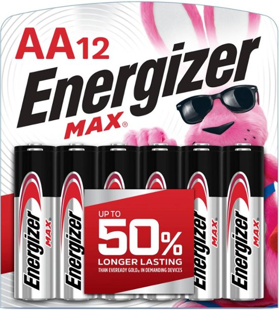 Energizer MAX AA Batteries (12 Pack), Double A Alkaline Batteries E91BW12EM  - Best Buy