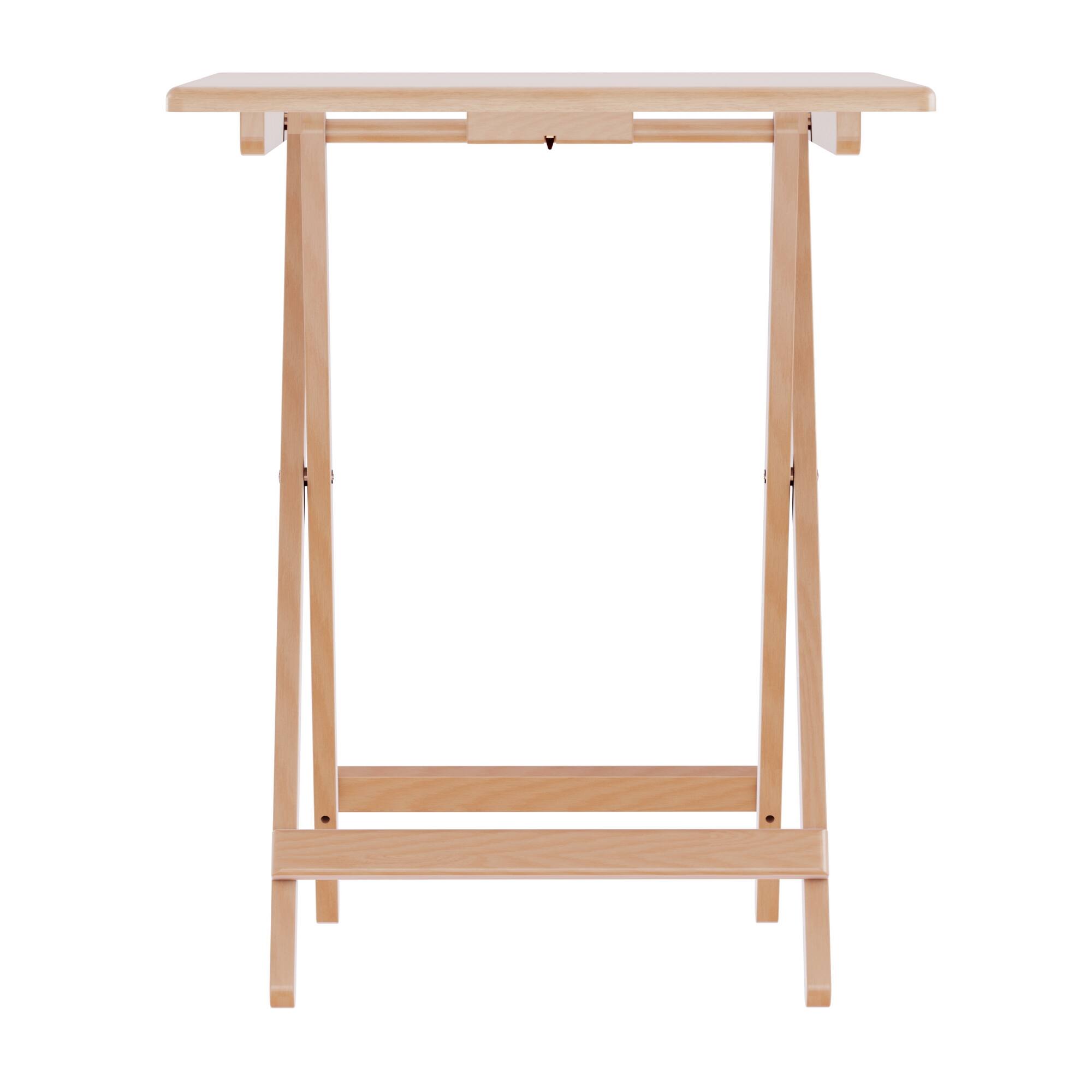Alt View 3. Winsome Wood - Delaney Folding Table - Natural.