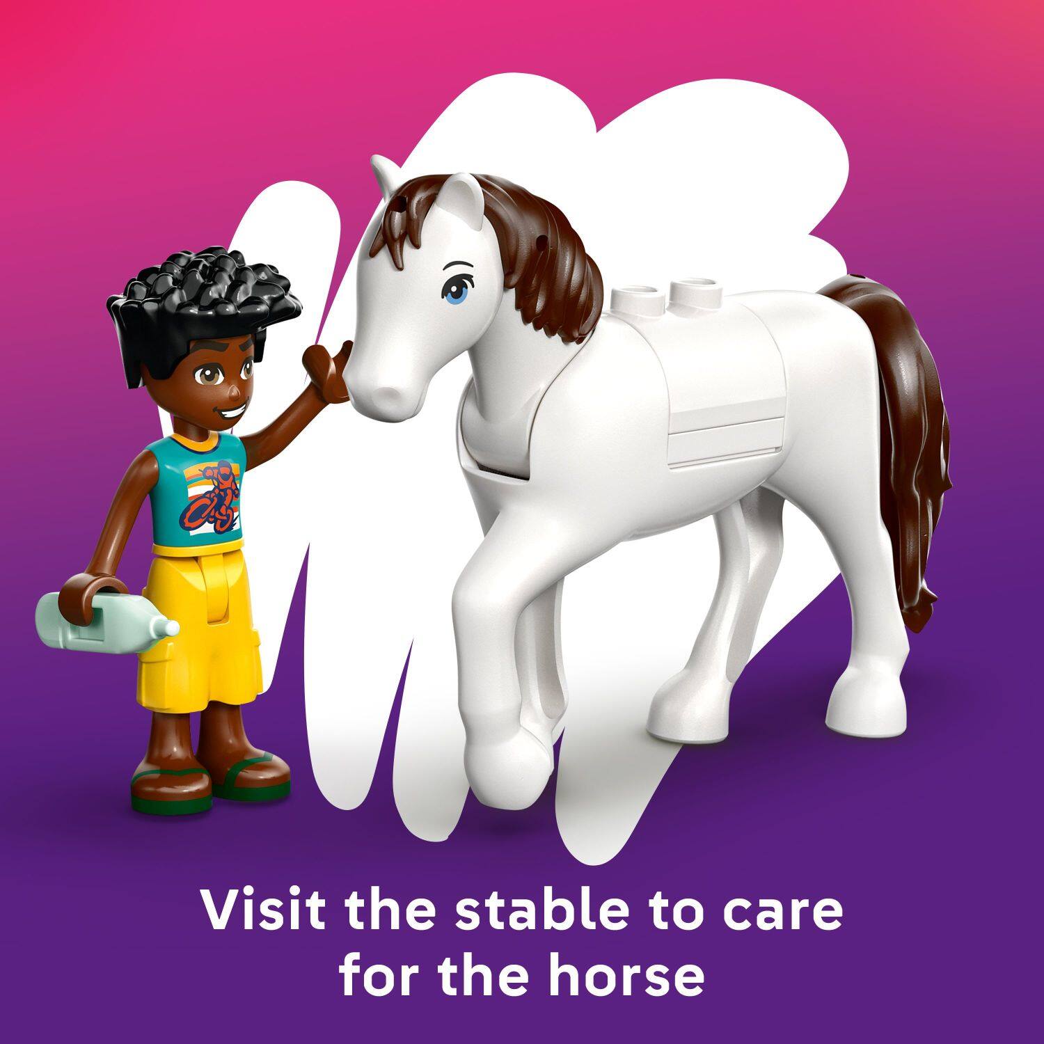 Visit the stable to care for the horse