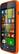 Left. BLU - WIN JR 4G with 4GB Memory Cell Phone (Unlocked) - Orange.